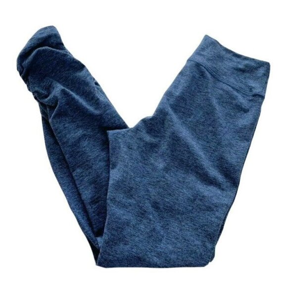Good hYOUman Brooke Woman's Sz S Blue Heathered Ruched Leggings - Picture 7 of 7